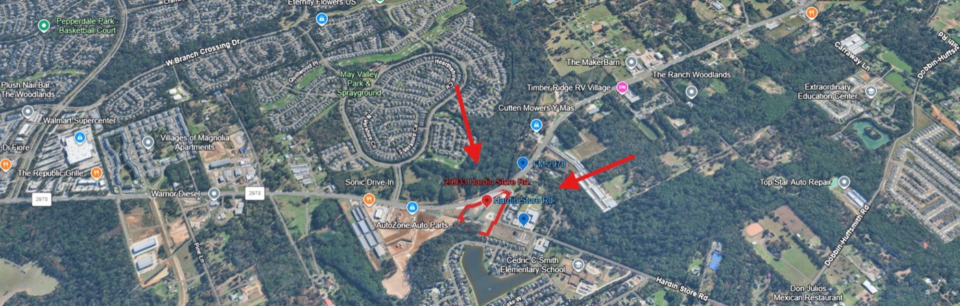 29933 Hardin Store Rd — FM 2978 Frontage